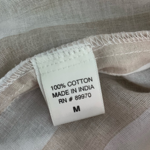 Tunic style striped lightweight blouse - Picture 7 of 7